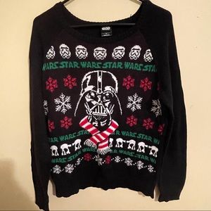 Star Wars Black Christmas Sweater